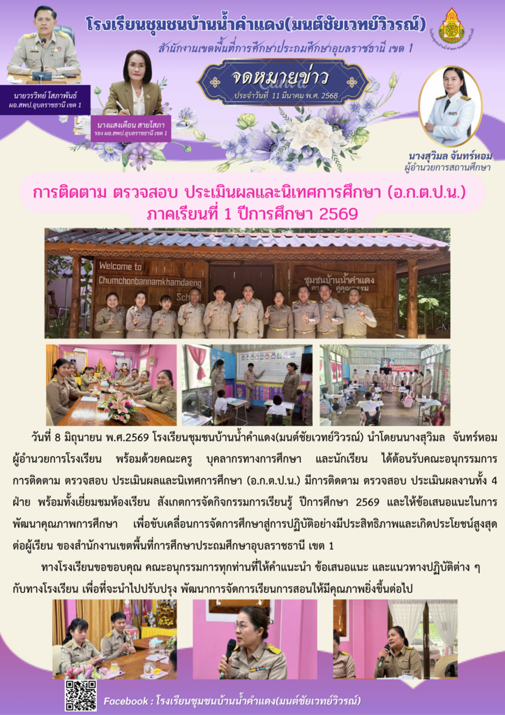 โรงเรียนชุมชนบ้านน้ำคำแดง(มนต์ชัยเวทย์วิวรณ์)